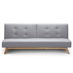Canapé convertible scandinave Yazu Gris Clair