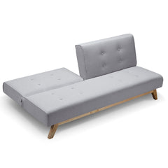Canapé convertible scandinave Yazu Gris Clair
