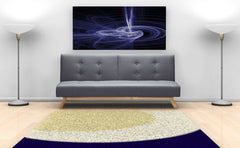 Canapé scandinave convertible gris foncé