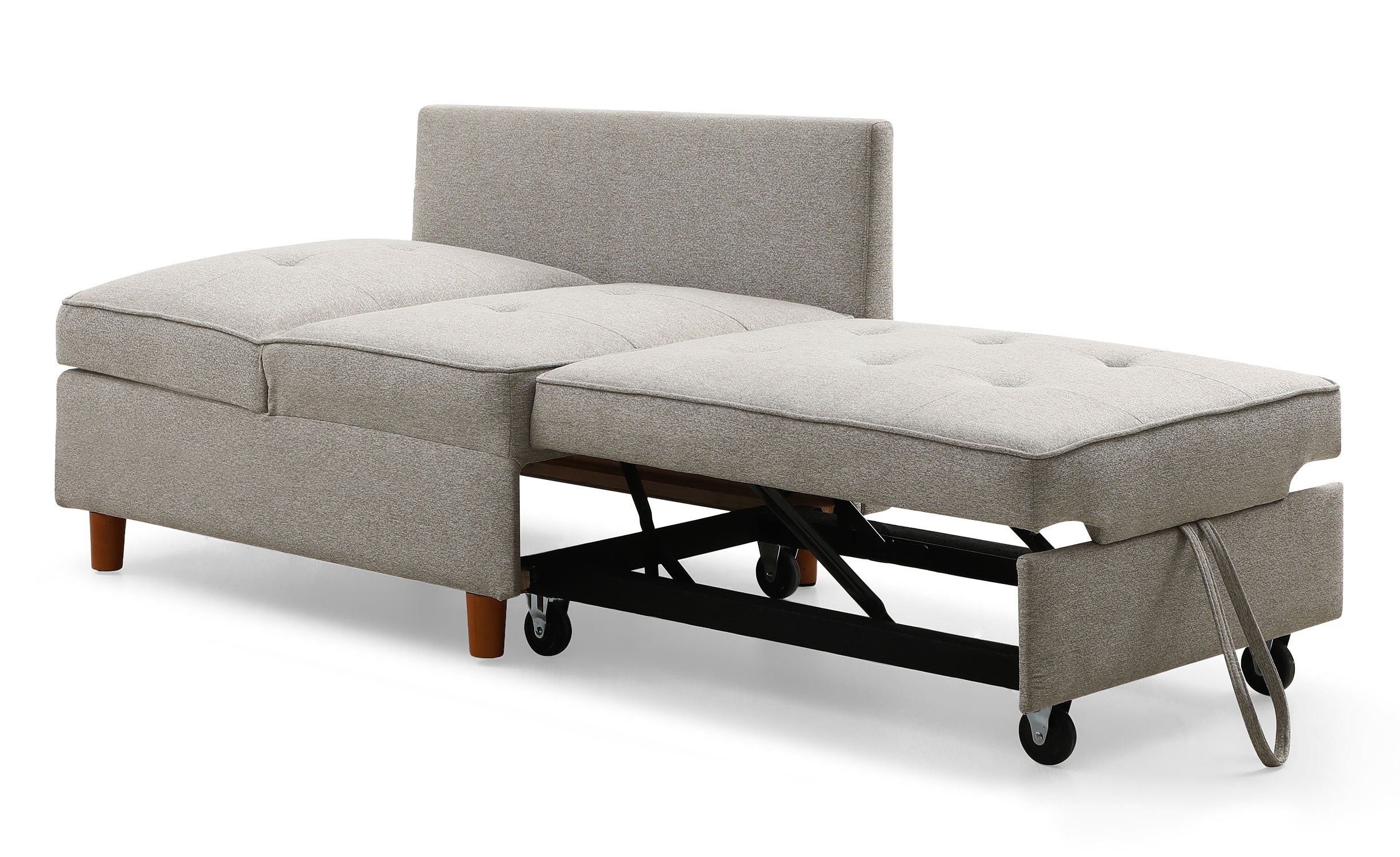 Banquette 2 places convertible Zinez Tissu Beige