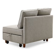 Banquette 2 places convertible Zinez Tissu Beige