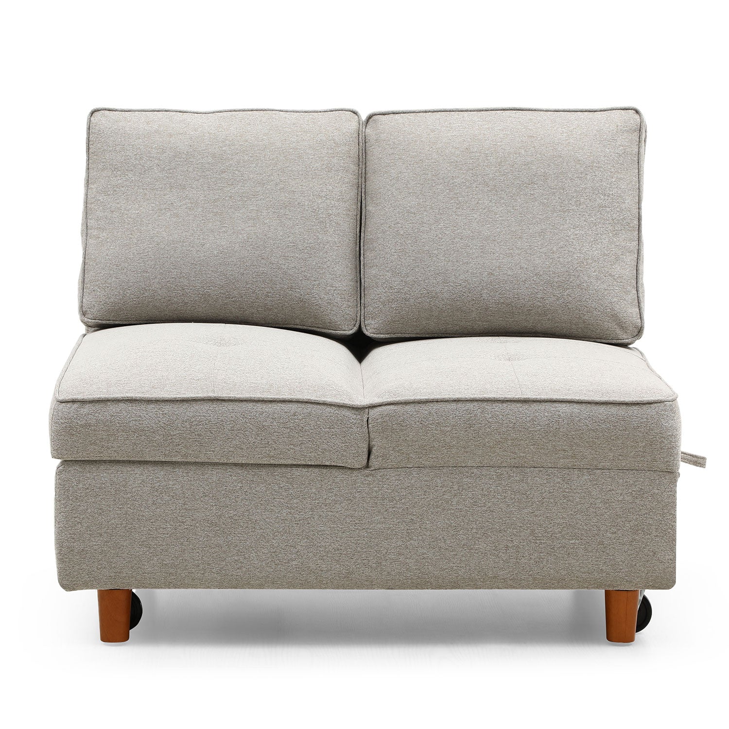 Banquette 2 places convertible Zinez Tissu Beige