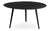 Table basse ronde magnétique en métal noir 90 cm