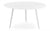 Table basse ronde en métal blanc magnétique 90cm