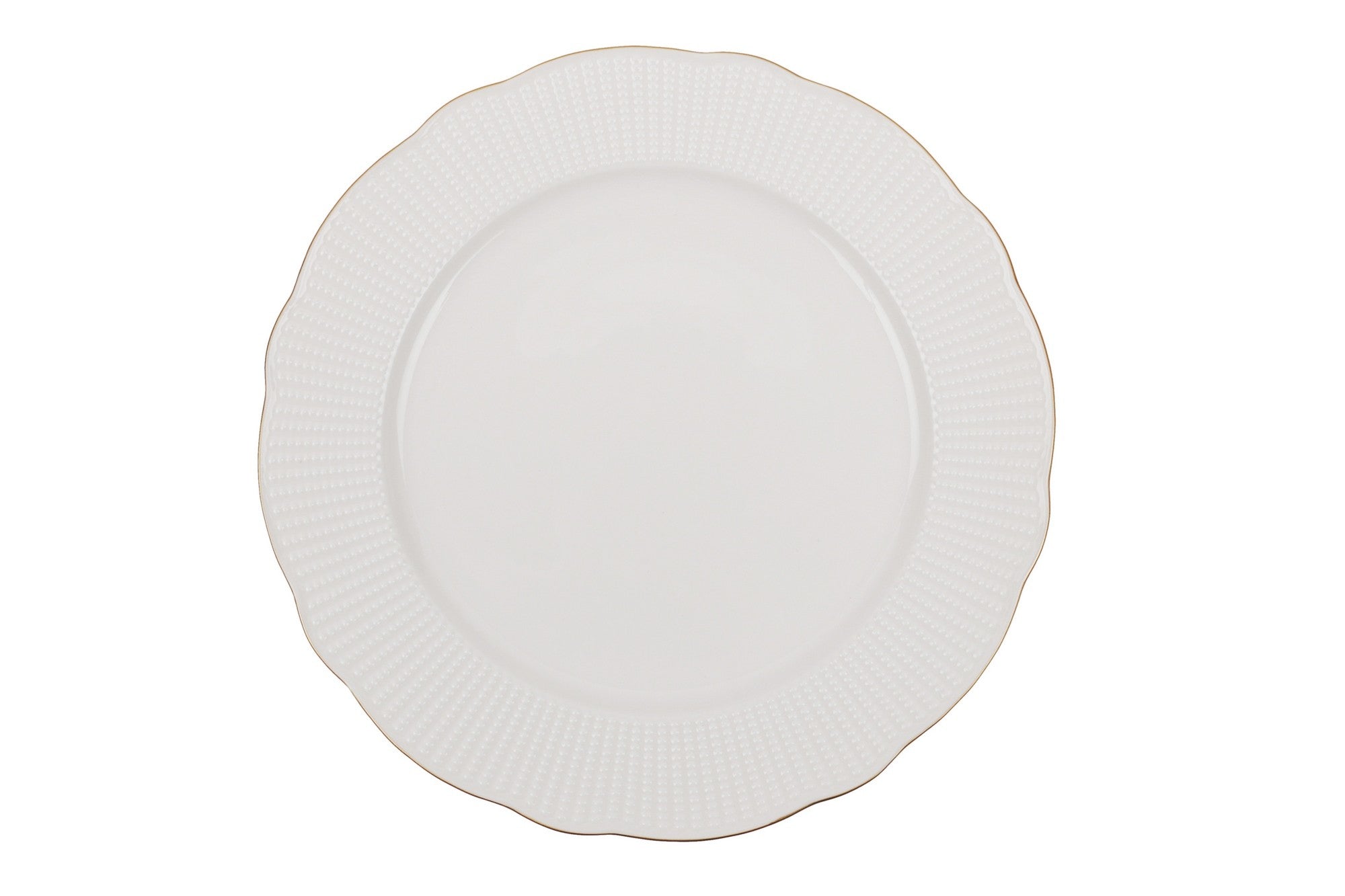 Service de table 18 pièces Avout Porcelaine Blanc liseré Or