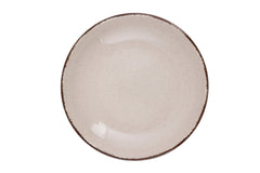 Service de table 24 pièces Ameil Porcelaine tacheté Cannelle et Marron