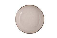 Service de table 24 pièces Ammeli 100% Porcelaine tacheté Marron et Noir