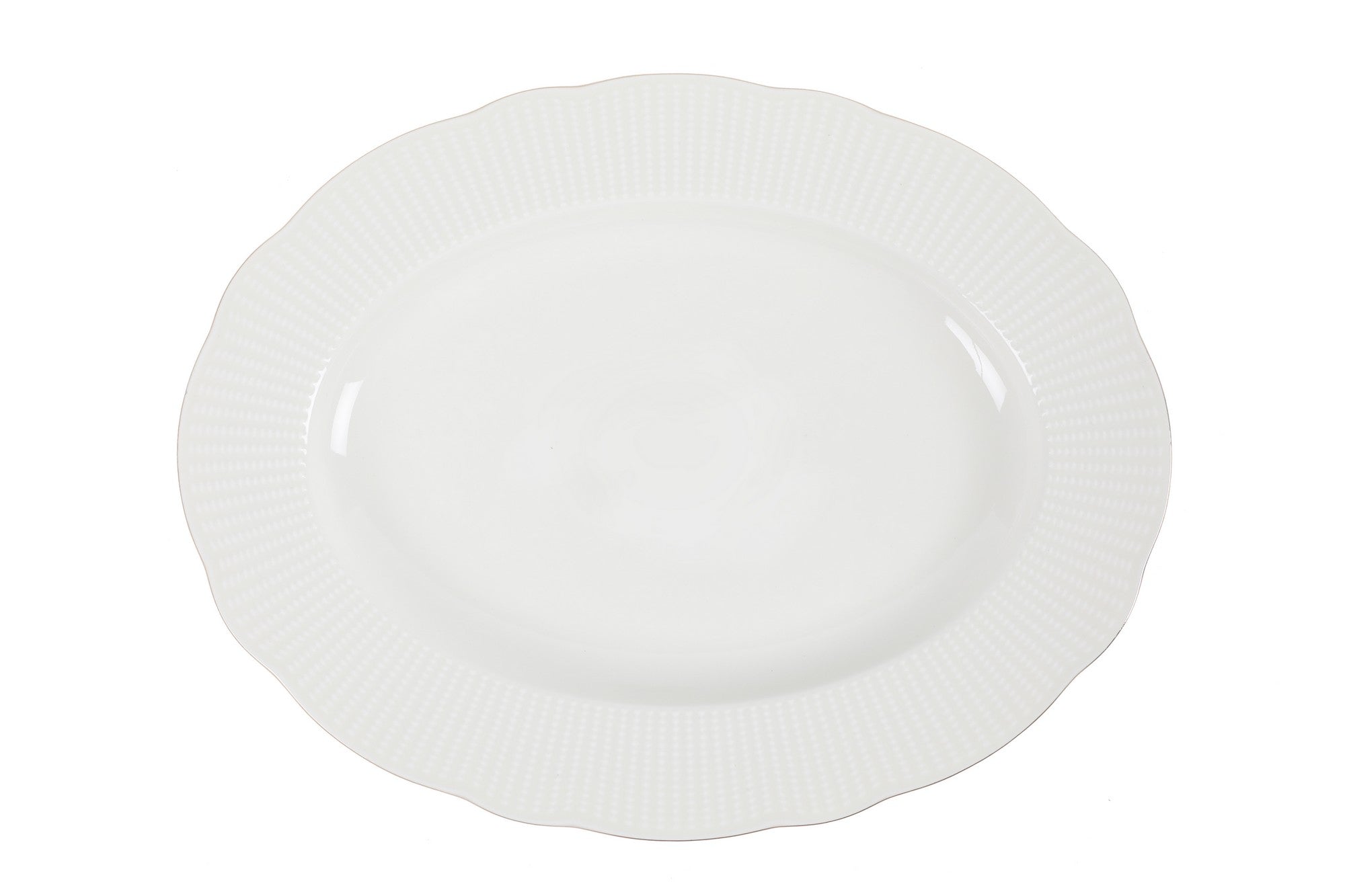 Service de table complet 83 pièces Avout 100% Porcelaine Blanc liseré Or