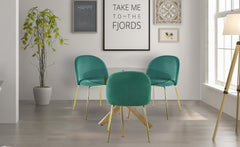 Lot de 2 chaises Spectra Velours Vert