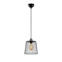 Suspension filaire Oprah D21cm Métal Noir