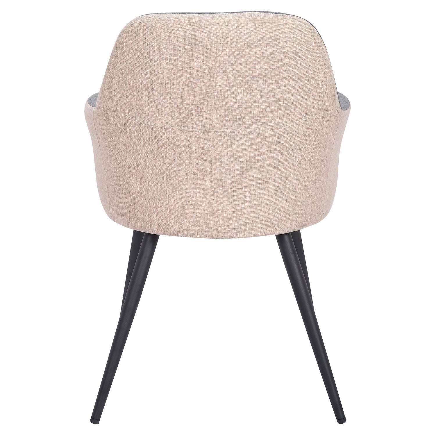Chaise / Fauteuil Unika Tissu Gris et Beige